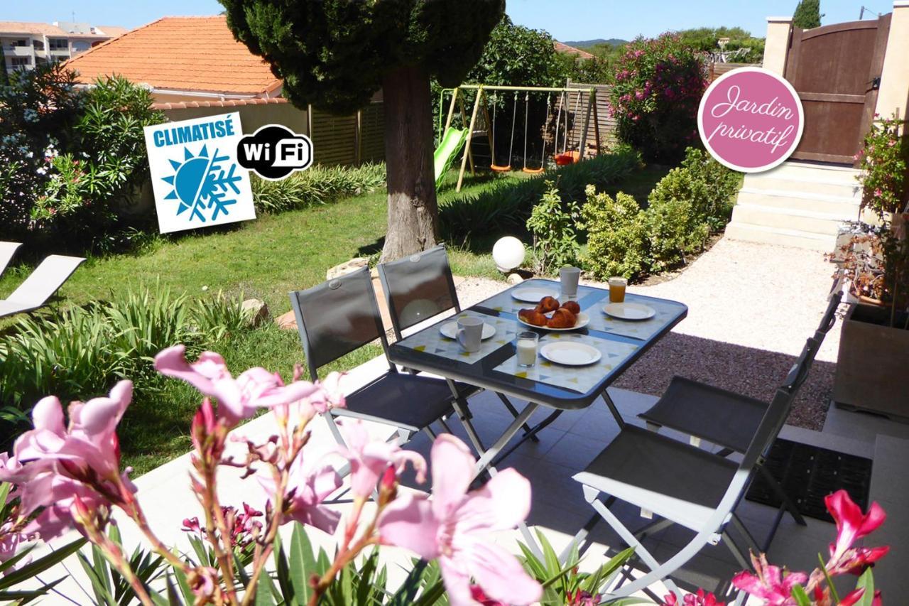 Bas De Villa Jardin Plein Sud Proche Mer Clim-Wifi Saint-Mandrier-sur-Mer Exteriör bild