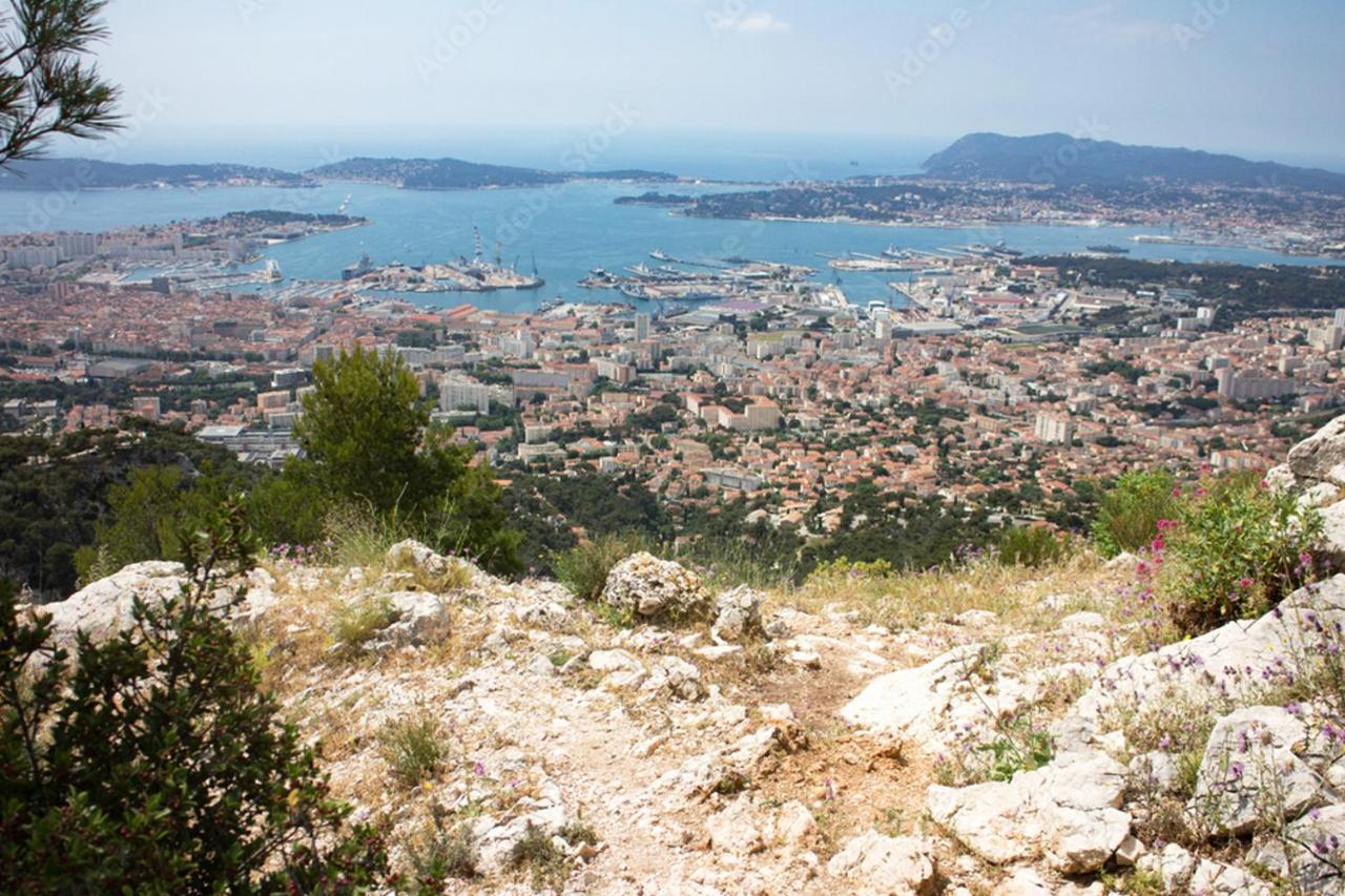 Bas De Villa Jardin Plein Sud Proche Mer Clim-Wifi Saint-Mandrier-sur-Mer Exteriör bild